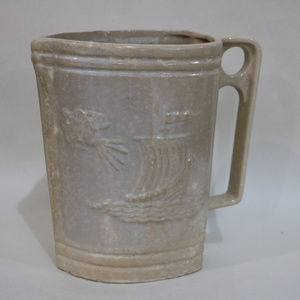 Kitchen - Ship at Sea Sailboat on Ocean Ceramic Pitcher Kitchen - Ship at Sea Sailboat on Ocean Ceramic Pitcher